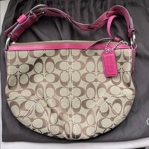 Coach hobo style handbag